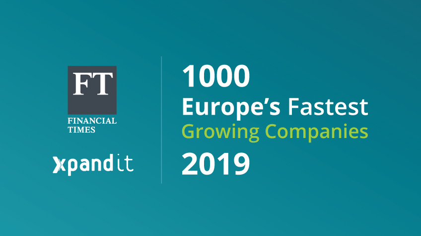 Xpand IT entra no ranking FT1000: Europe’s Fastest Growing Companies
